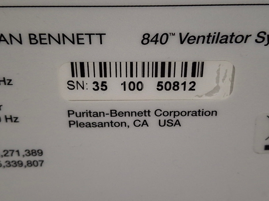 Puritan Bennett Puritan Bennett 840 Ventilator Respiratory reLink Medical