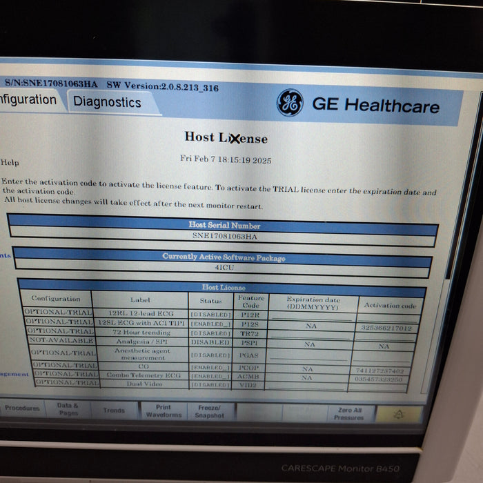 GE Healthcare GE Healthcare Carescape B450 Critical Care Patient Monitor Patient Monitors reLink Medical