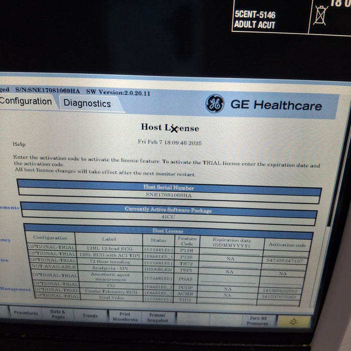 GE Healthcare GE Healthcare Carescape B450 Critical Care Patient Monitor Patient Monitors reLink Medical