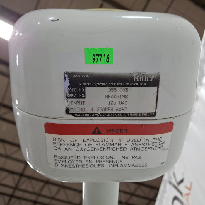 Midmark Midmark Ritter 355 Medical Exam Light Surgical & Exam Lights reLink Medical