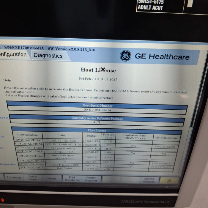 GE Healthcare GE Healthcare Carescape B450 Critical Care Patient Monitor Patient Monitors reLink Medical