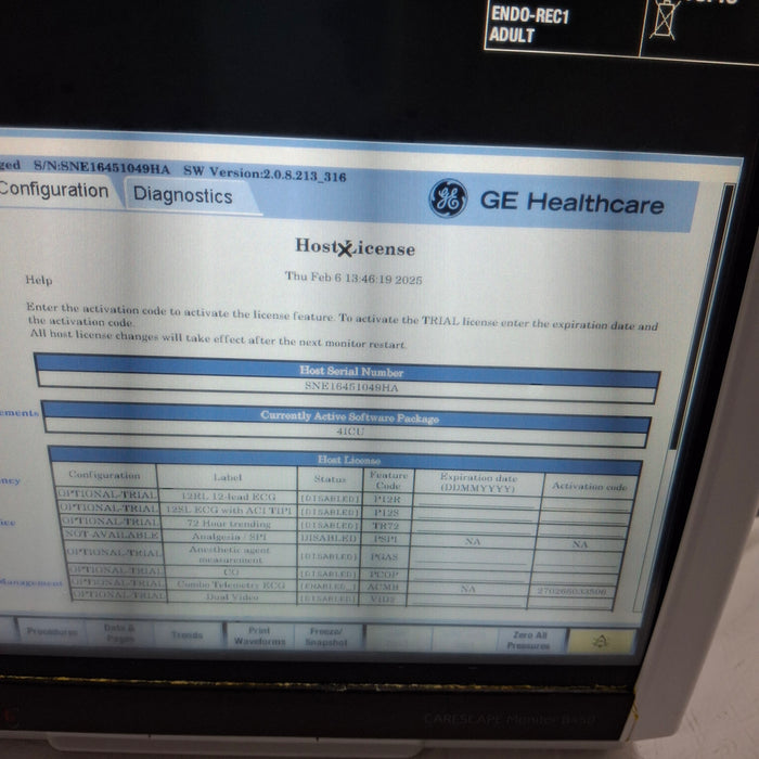 GE Healthcare GE Healthcare Carescape B450 Critical Care Patient Monitor Patient Monitors reLink Medical
