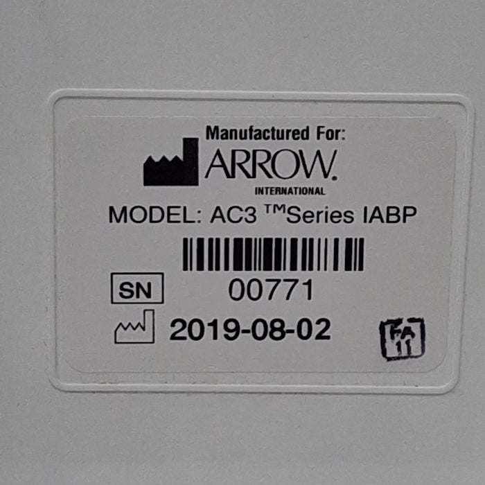 Arrow International AC3 Series IABP Display Screen