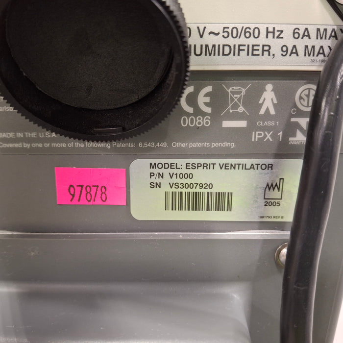 Respironics Esprit Ventilator