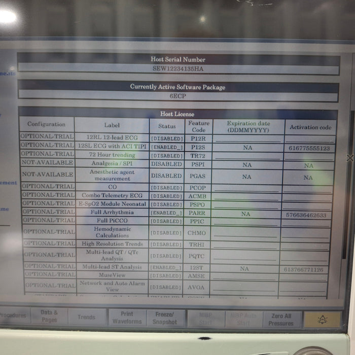 GE Healthcare Carescape B650 Patient Monitor