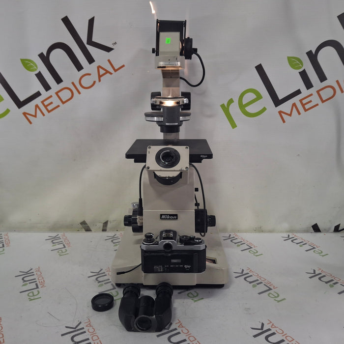 Nikon Diaphot Inverted Binocular Microscope