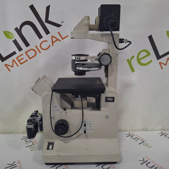 Nikon Diaphot Inverted Binocular Microscope