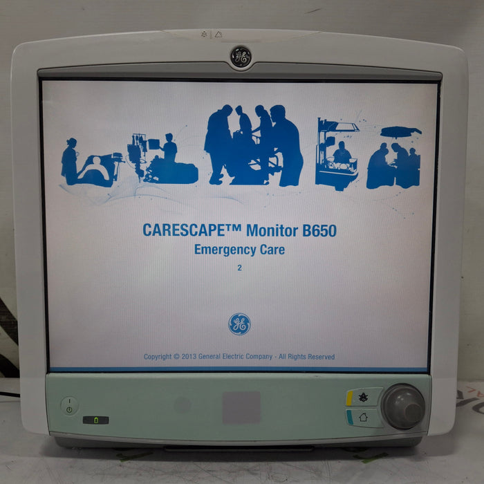 GE Healthcare GE Healthcare Carescape B650 Patient Monitor Patient Monitors reLink Medical