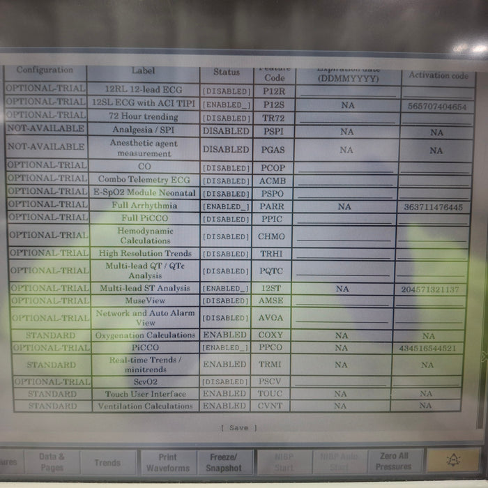 GE Healthcare Carescape B650 Patient Monitor