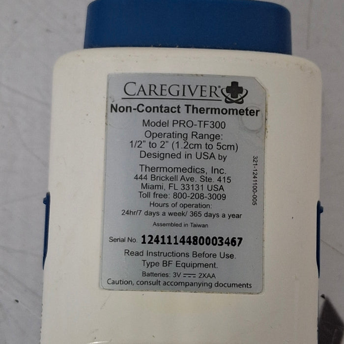 Thermomedics, Inc. CareGiver Pro-TF300 Non-Contact Thermometer