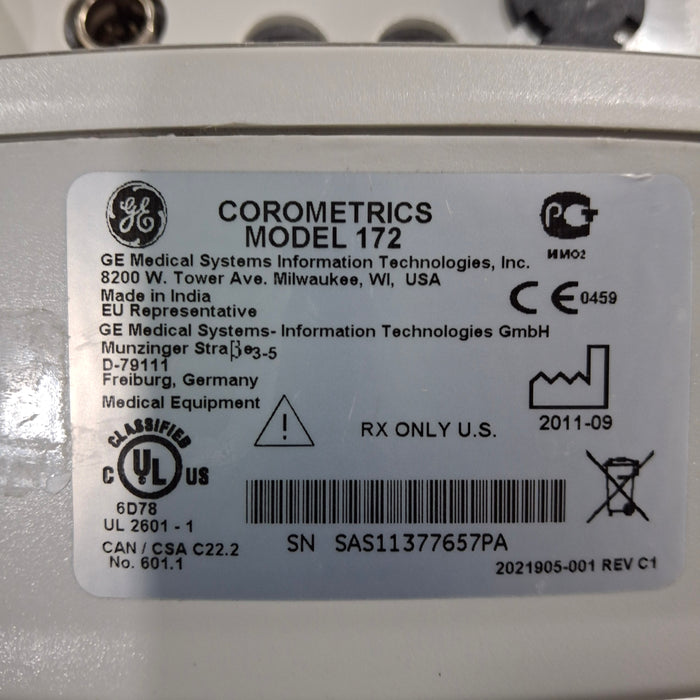 GE Healthcare GE Healthcare Corometrics 170 Series Model 172 Fetal Monitor Patient Monitors reLink Medical