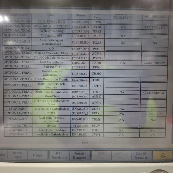 GE Healthcare Carescape B650 Patient Monitor