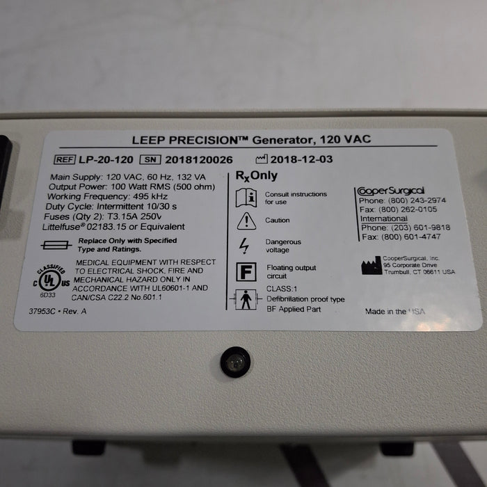 Cooper Surgical Leep Precision Integrated System