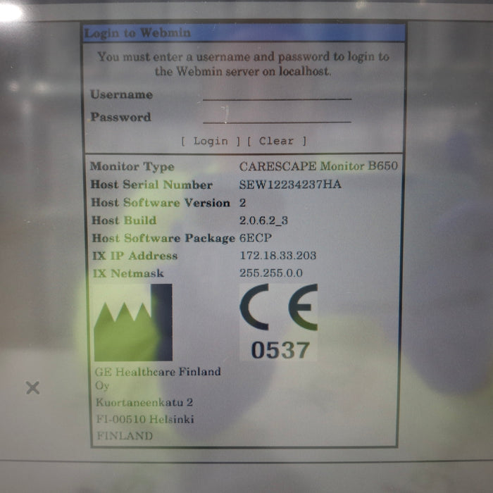 GE Healthcare GE Healthcare Carescape B650 Patient Monitor Patient Monitors reLink Medical