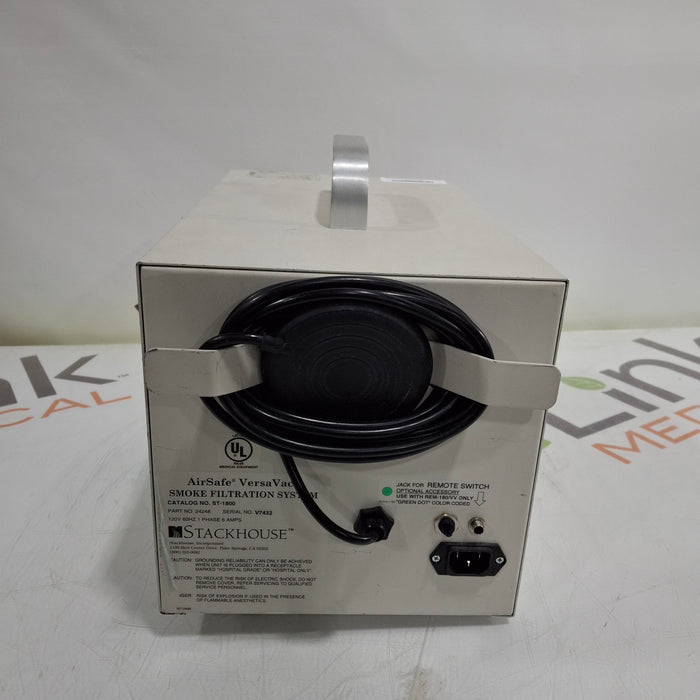 StackHouse AirSafe VersaVac2 Smoke Filtration System