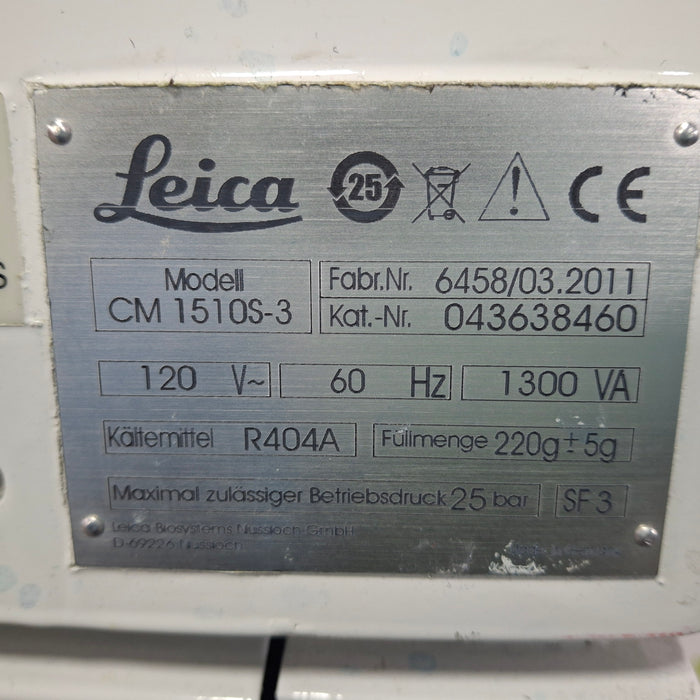 Leica CM 1510S-3 Cryostat