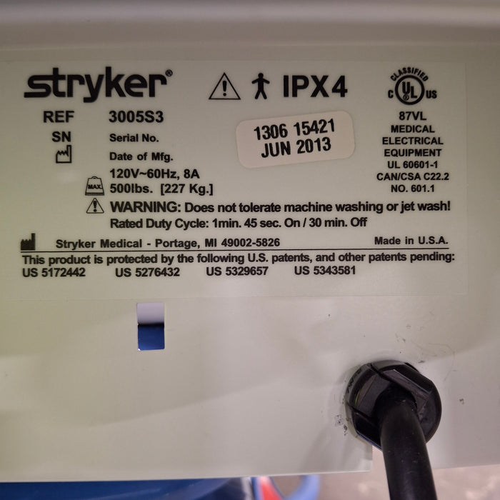 Stryker Secure III 3005 Hospital Bed