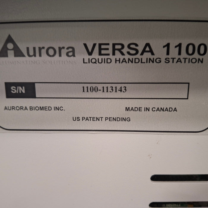Aurora Biomed Inc Versa 1100 Liquid Handling Station