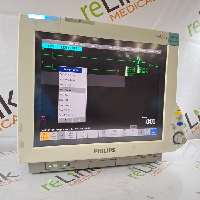 Philips Philips IntelliVue MP70 - Anesthesia Patient Monitor Patient Monitors reLink Medical