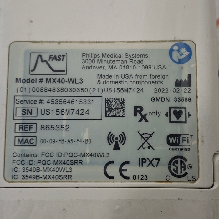 Philips MX40 WL3 865352 Telemetry Transmitter