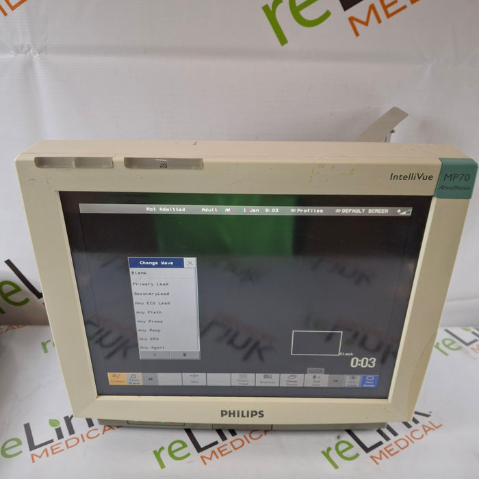 Philips Philips IntelliVue MP70 - Anesthesia Patient Monitor Patient Monitors reLink Medical