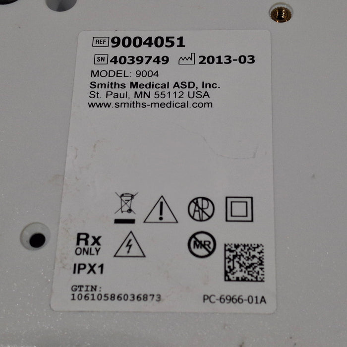 Smiths Medical 9004 Capnocheck SLEEP Capnograph SpO2 CO2 Patient Monitors