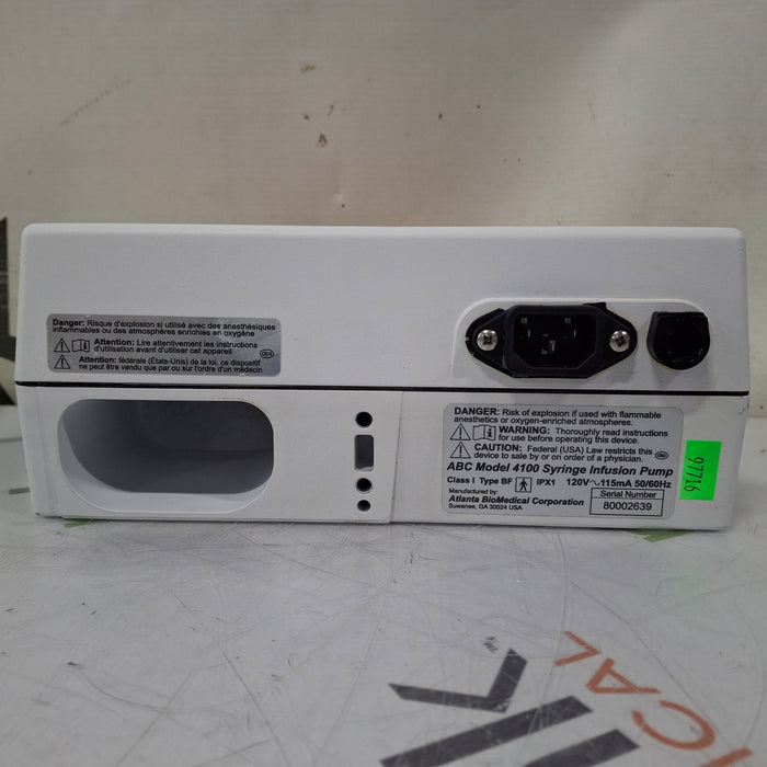 Atlanta Biomedical Corporation 4100 Syringe Pump
