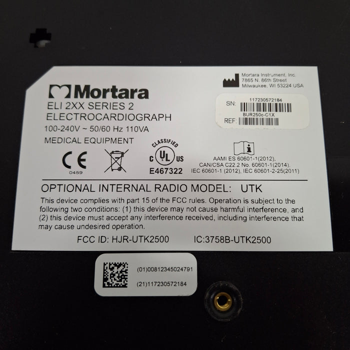 Mortara Eli 250c ECG