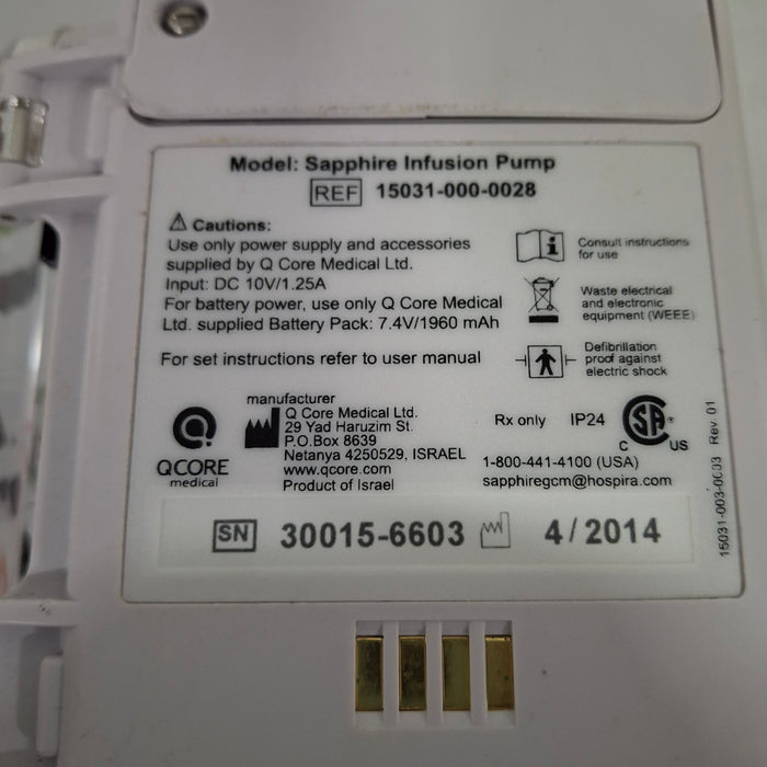 QCore Medical Sapphire Multi-Therapy Infusion Pump