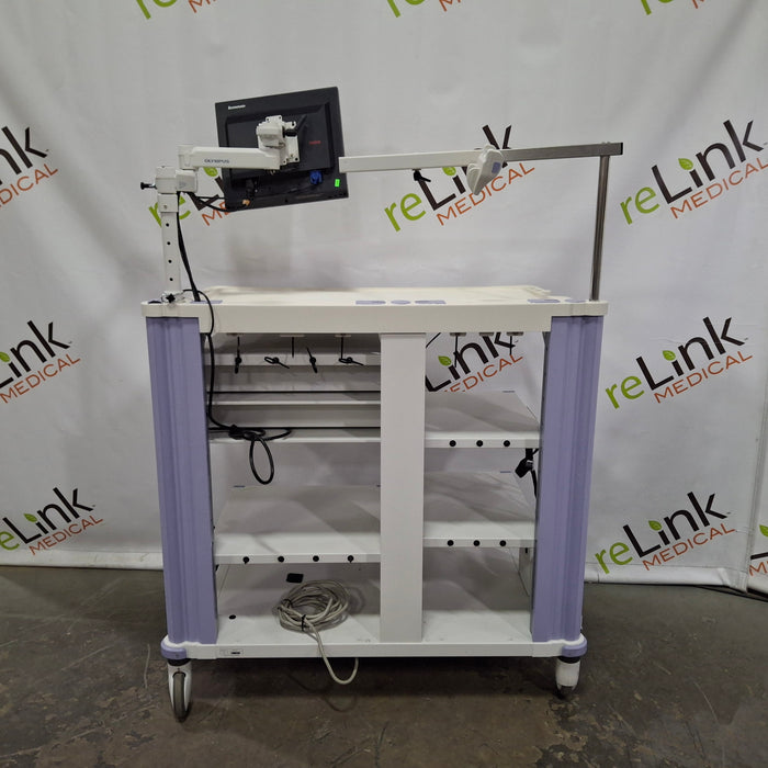 Olympus WM-DP1 Mobile Endoscopy Workstation Cart