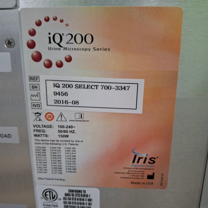 Iris International, Inc Iris International, Inc iQ200 Select 700-3347 Urine Microscopy System Clinical Lab reLink Medical