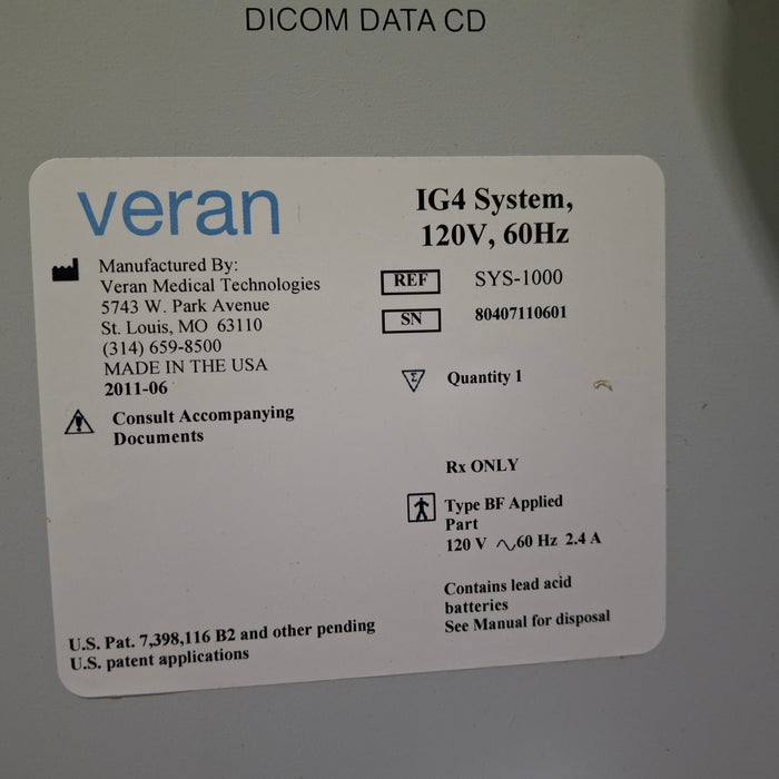 Veran Medical Technologies IG4 System SYS-1000 Navigation System