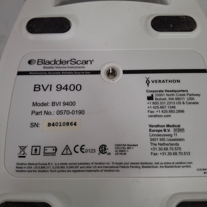 Verathon Medical, Inc Verathon Medical, Inc BVI 9400 Bladderscan Surgical Equipment reLink Medical