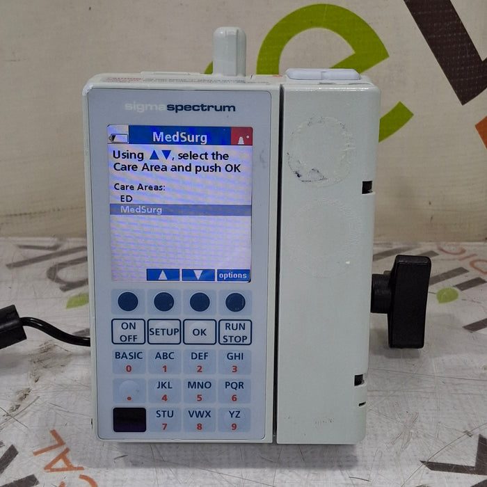 Baxter Sigma Spectrum 6.05.13 with B/G Battery Infusion Pump