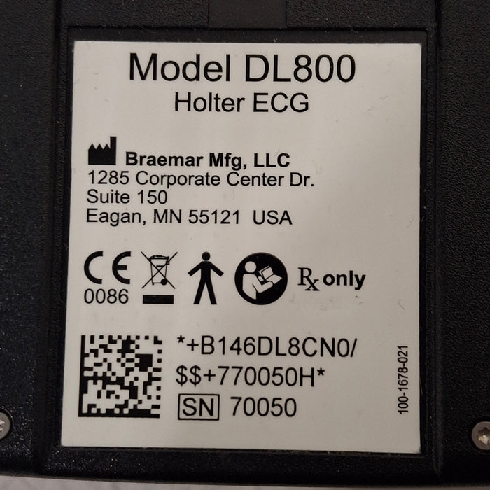 Braemar, Inc. DL800 Holter ECG