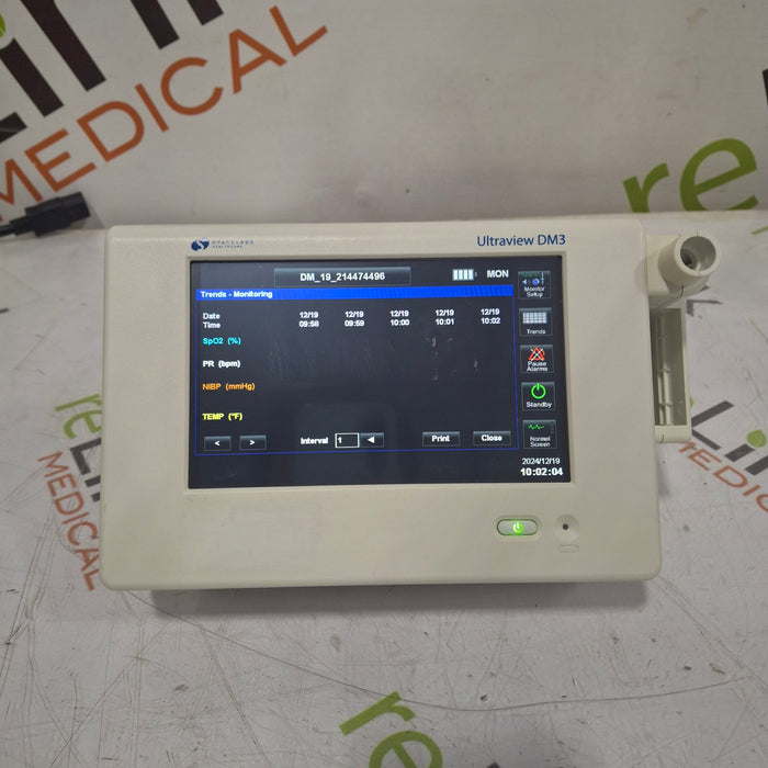 Spacelabs Healthcare Spacelabs Healthcare Ultraview DM3 Vital Signs Monitor Patient Monitors reLink Medical