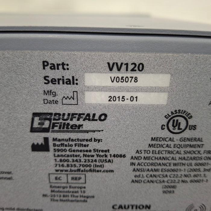 Buffalo Filter ViroVac Smoke Evacuation System