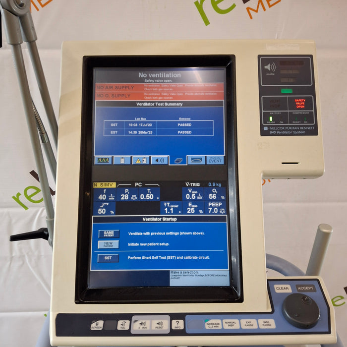 Puritan Bennett Puritan Bennett 840 Ventilator Respiratory reLink Medical