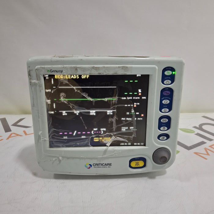 Criticare nGenuity 8100EP1ST Patient Monitor