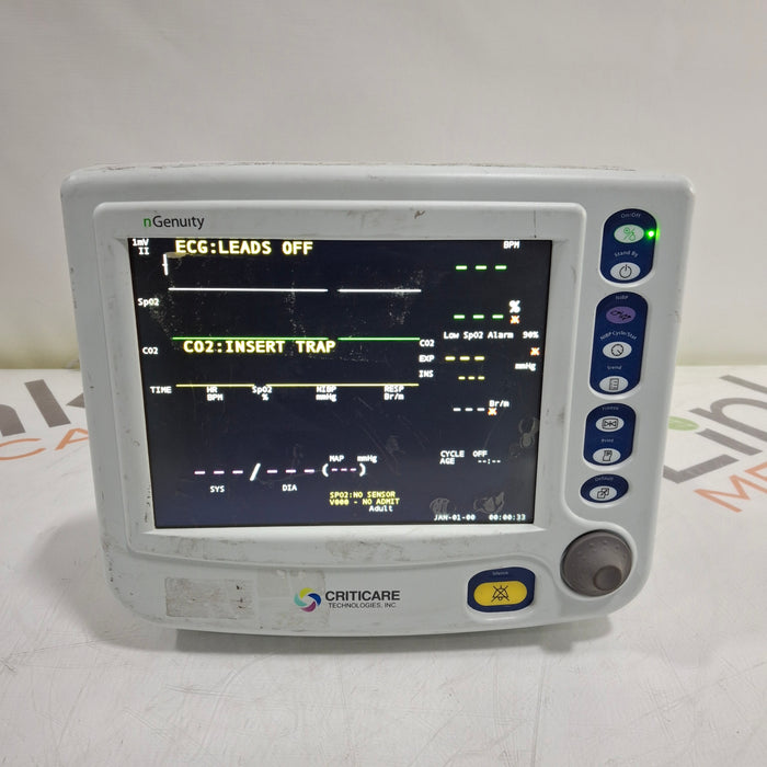 Criticare nGenuity 8100EP1US Patient Monitor