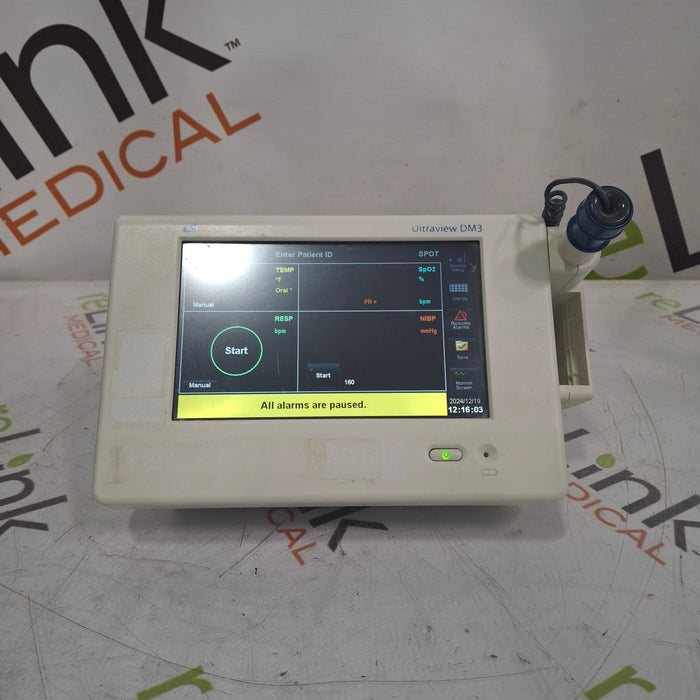 Spacelabs Healthcare Spacelabs Healthcare Ultraview DM3 Vital Signs Monitor Patient Monitors reLink Medical