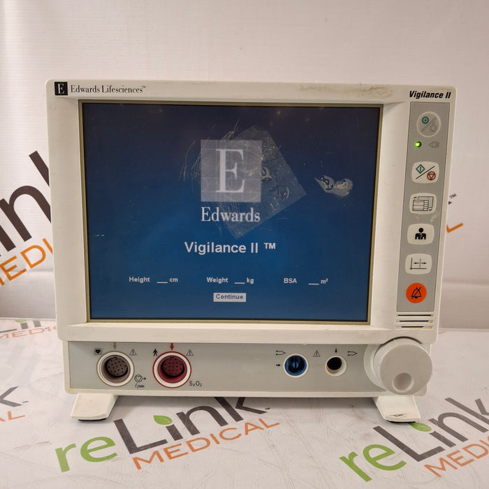 Edwards Lifesciences Vigilance II Patient Monitor