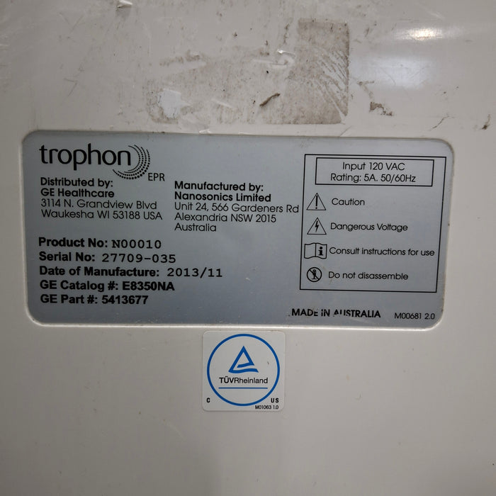 NanoSonics Trophon EPR High Level Disinfection