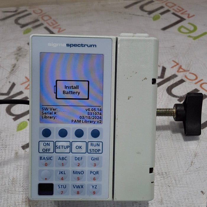Baxter Sigma Spectrum 6.05.14 without Battery Infusion Pump