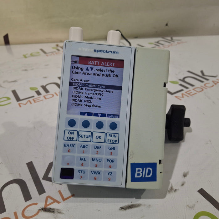 Baxter Baxter Sigma Spectrum 6.05.13 with A/B/G/N Battery Infusion Pump Infusion Pump reLink Medical
