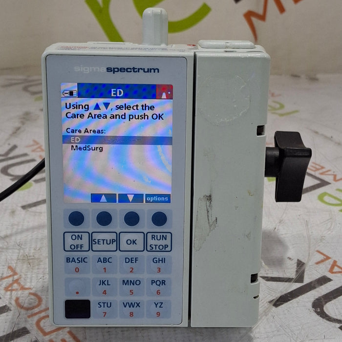 Baxter Baxter Sigma Spectrum 6.05.13 with B/G Battery Infusion Pump Infusion Pump reLink Medical