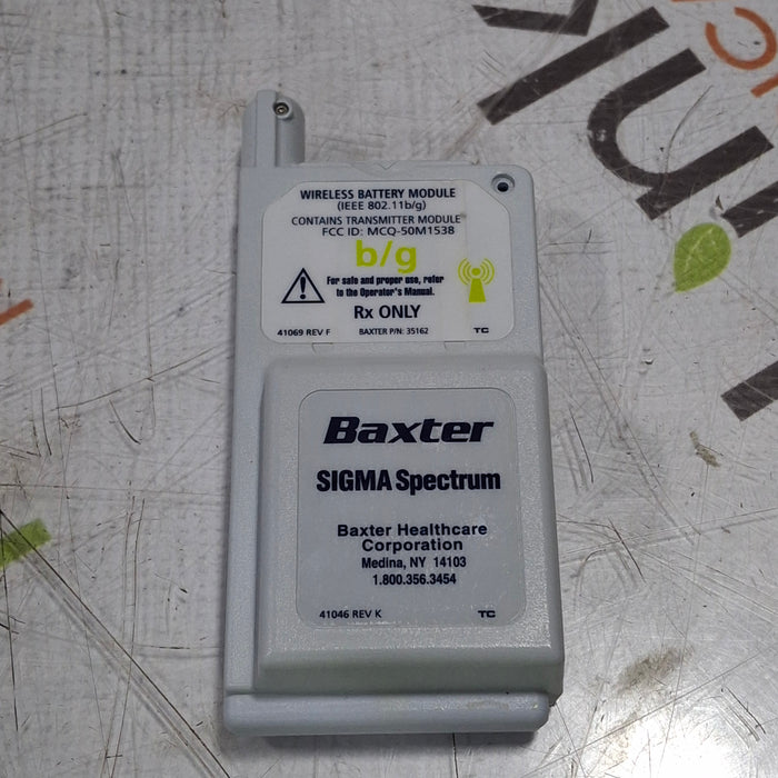 Baxter Baxter Sigma Spectrum 6.05.13 with B/G Battery Infusion Pump Infusion Pump reLink Medical