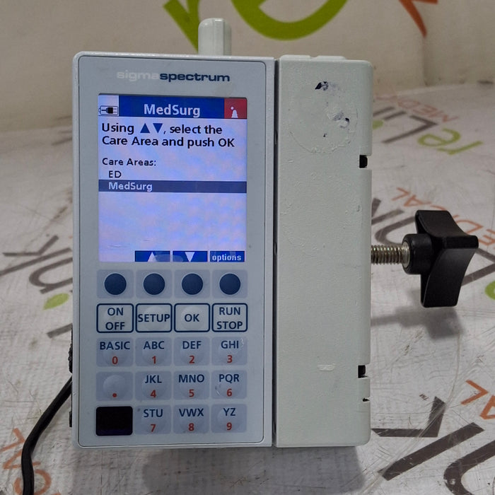 Baxter Sigma Spectrum 6.05.14 with B/G Battery Infusion Pump