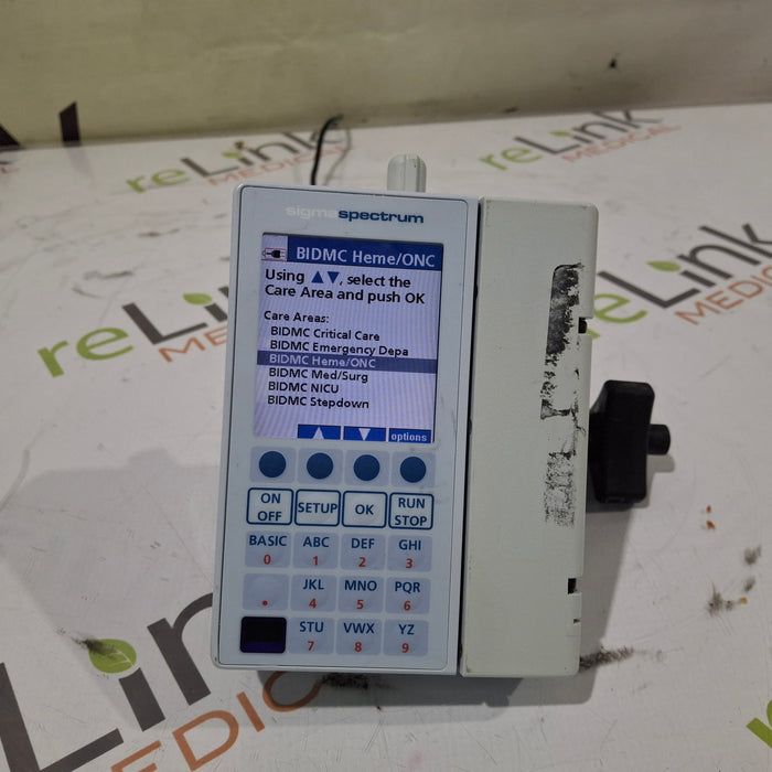 Baxter Sigma Spectrum 6.05.13 with B/G Battery Infusion Pump