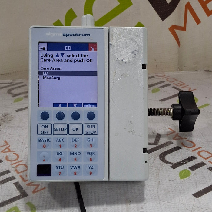 Baxter Sigma Spectrum 6.05.13 with B/G Battery Infusion Pump